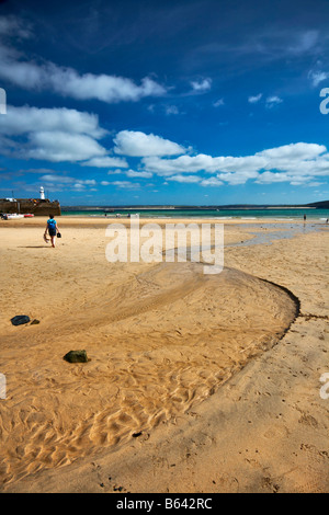 Hafen von St. Ives in Cornwall traditionelle Fischerei Dorf und touristische destination Stockfoto