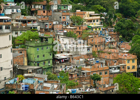 Rocinha - der größten Favela / slum in Rio De Janeiro, Brasilien Stockfoto