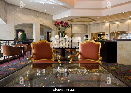 Lobby, Hotel Ritz-Carlton, Doha, Katar Stockfoto