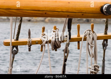 Details über ein altes Schiff Stockfoto