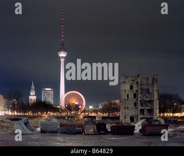 Berlin Deutschland Palast der Republik Dekonstruktion des Palast der Republik-Palast der Republik Berlin Deutschland Stockfoto