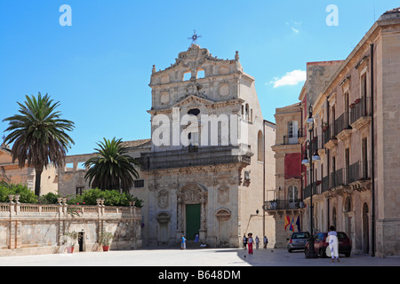 Kirche von Santa Lucia, Piazza del Duomo, Ortygia, Syrakus, Sizilien Stockfoto