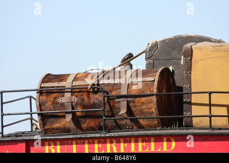 Die Butterfield Overland Stage Coach-Gepäck Stockfoto