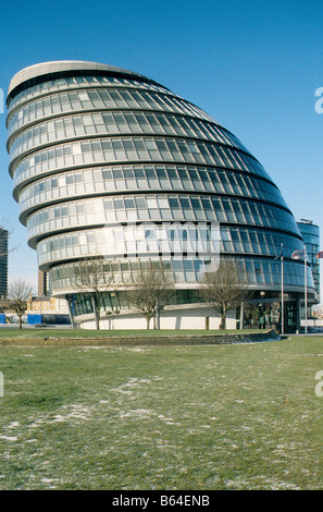 Rathaus Haus des Bürgermeisters und der London Assembly und der GLA, South Bank, in der Nähe von Tower Bridge. für Greater London Council. Stockfoto