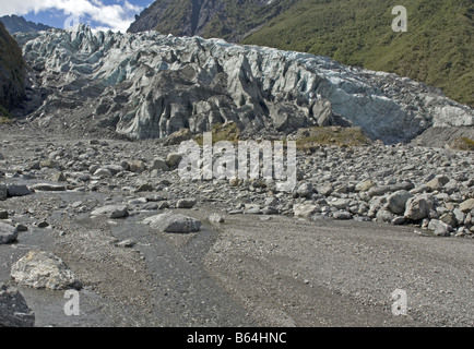 Fox-Gletscher auf der Südinsel von Neuseeland Stockfoto