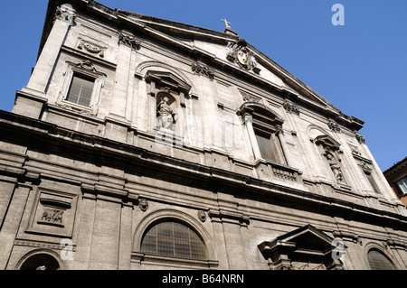 Die Kirche San Luigi dei Francesi mit seinen Gemälden von Caravaggio in Rom, Italien Stockfoto