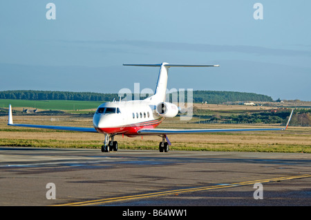 Gulfstream Aerospace Gulfstream III G-1159A 21Seater Passagier jet-Flugzeuge bei Inverness Airport Schottland SCO2081 Stockfoto