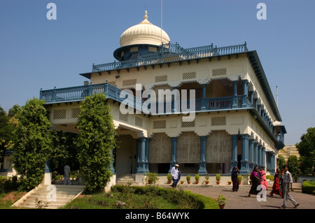 Anand Bhavan, das Haus der Familie von Jawaharlal Nehru, Indiens erster Premierminister, Allahabad, Indien. Stockfoto