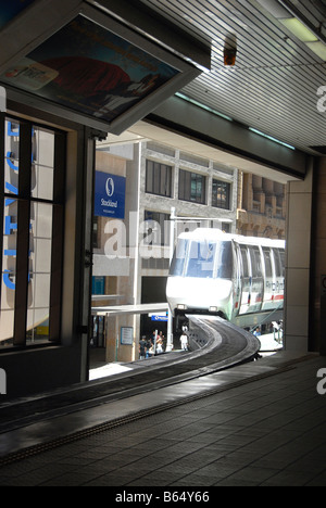 Sky Train Monorail Sydney Australia Stockfoto