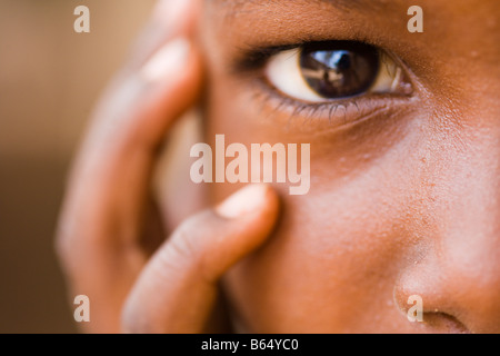 Fulani-Mädchen in Ouagadougou, Burkina Faso Stockfoto