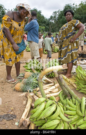 Ländlichen Markt Douala Kamerun Afrika Stockfoto