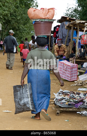 Ländlichen Markt Douala Kamerun Afrika Stockfoto