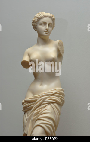 Reproduktion der Aphrodite von Milos oder Venus de Milo statue Stockfoto