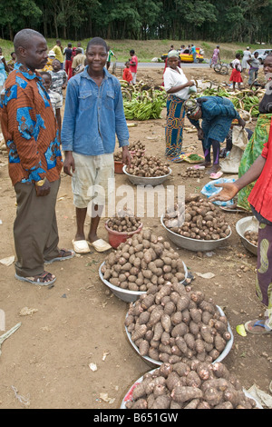 Ländlichen Markt Douala Kamerun Afrika Stockfoto