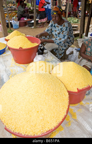 Ländlichen Markt Douala Kamerun Afrika Stockfoto