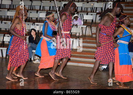 Bomas von Kenys kulturelle Zentrum Nairobi Afrika Stockfoto