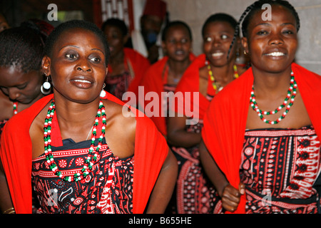 Bomas von Kenys kulturelle Zentrum Nairobi Afrika Stockfoto