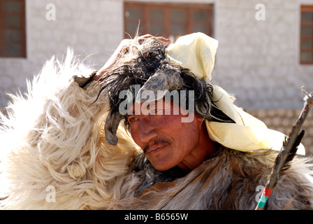 Buddhistische Maskentanz Ladahk Festivals. Stockfoto