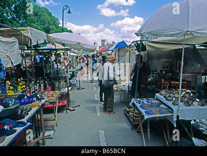 Markt im Freien in der Altstadt von Havanna Kuba Stockfoto