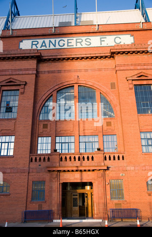 Haupteingang Ibrox Stadium Govan Glasgow Stockfoto