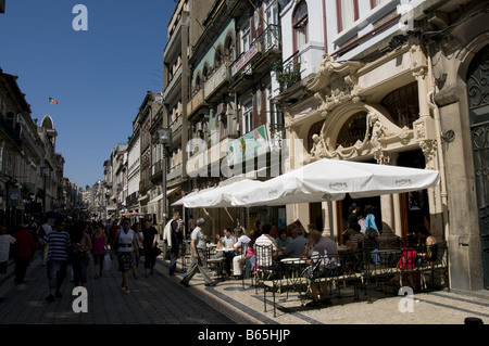 Cafe Majestic in Rua de Santa Catarina, Porto, Portugal Stockfoto