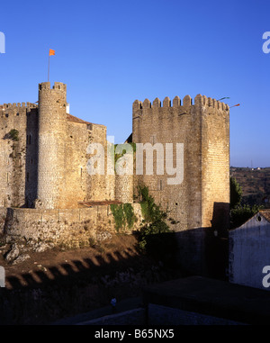 Das Castelo umgebaut Obidos von König Afonso Henriques, Estremadura, Portugal Stockfoto