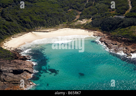 Kingsley Strand Tomaree National Park Tomaree Halbinsel New South Wales Australien Antenne Stockfoto