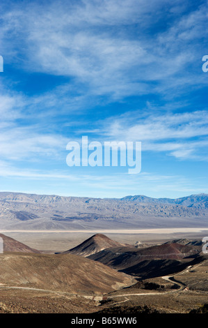 Blick vom SR-190 in Panamint Range gleich hinter Towne Pass, Death Valley Nationalpark, Kalifornien, USA Stockfoto