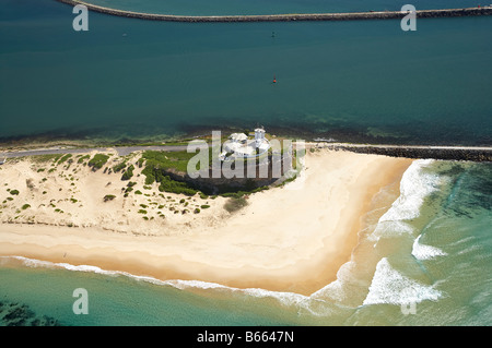 Nobbys Head Newcastle New South Wales Australien Antenne Stockfoto