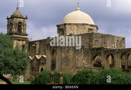 Mission San Jose Missionen National Historic Park San Antonio Texas uns Stockfoto