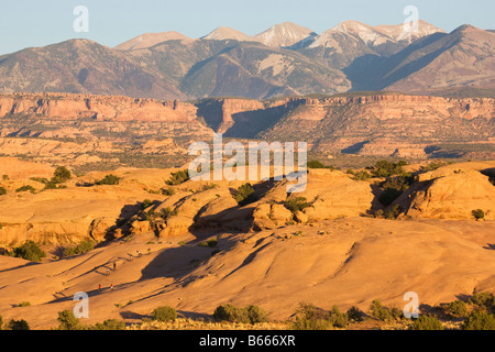 Reiten der berühmten Slickrock Trail Moab Utah Stockfoto