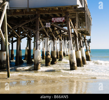 COCOA BEACH PIER IN FLORIDA Stockfoto