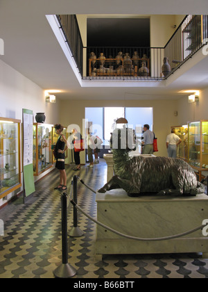 Das archäologische Museum, Palermo, Sizilien zeigt die berühmte römische Bronze Ram aus dem dritten Jahrhundert v. Chr. Stockfoto