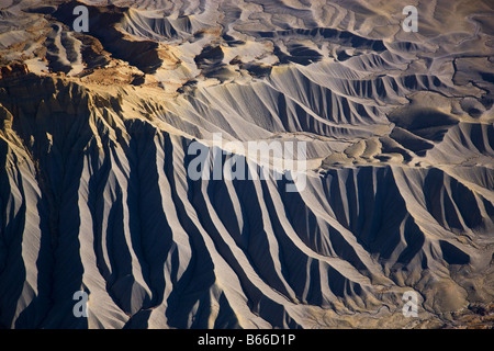 Mit Blick auf die Henry-Berge vom Capitol Reef National Park, Utah Stockfoto