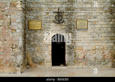 Stadt Saintes Maries De La Mer Stockfoto