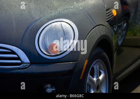 Detail des Mini Cooper Auto Stockfoto