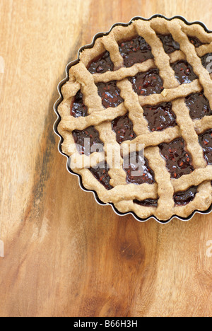 Linzertorte oder Linzer Torte (österreichische Gebäck) Stockfoto