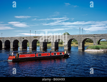 1602 Shannonbridge River Shannon Co Offaly Republik von Irland Stockfoto