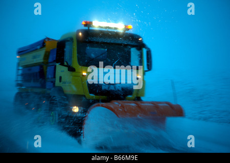 Schneepflug Stockfoto