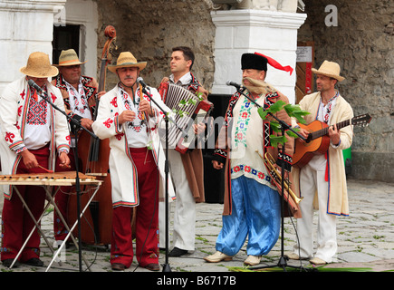 Ukrainische Volksfest, Kamianets Podilskyi, Podolien, Oblast Chmelnyzkyj (Provinz), Ukraine Stockfoto