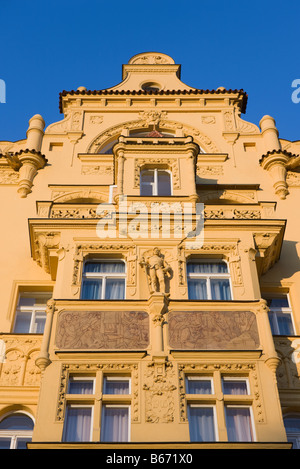 Jugendstil-Gebäude von Prag Stockfoto