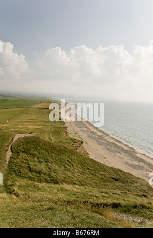 Küste Strand Dinas Dinlle in wales Stockfoto