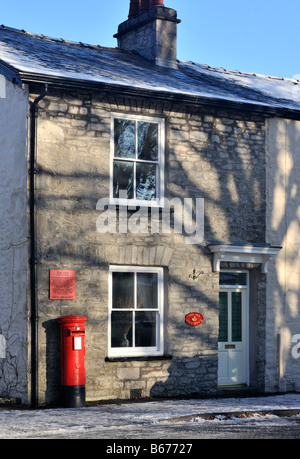 Die ehemaligen Bestie Bank Post Office, 10 Greenside, Kendal, Cumbria, England, Vereinigtes Königreich, Europa. Stockfoto