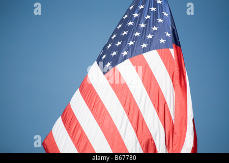 Eine amerikanische Flagge Stockfoto