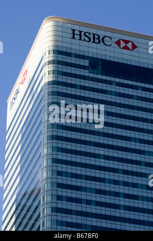 HSBC 8 Kanada Quadrat Canary Wharf London Stockfoto