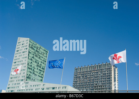 Eurallille-Geschäftsviertel Stockfoto