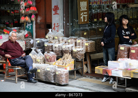 China Guangdong Provinz Guangzhou Qingping Markt Stockfoto