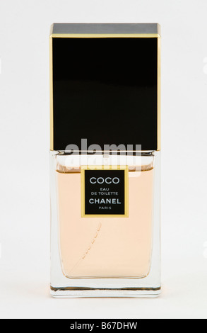 Eau De Toilette von Coco Chanel in Frankreich hergestellt, die in Großbritannien verkauft Stockfoto