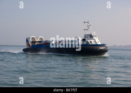 Hovertravel Isle Of Wight Hovercraft Stockfoto