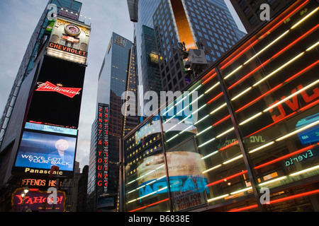 Times Square Lichter NYC Stockfoto